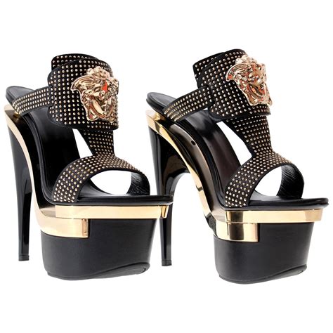 versace fairy heels|versace platform sandals.